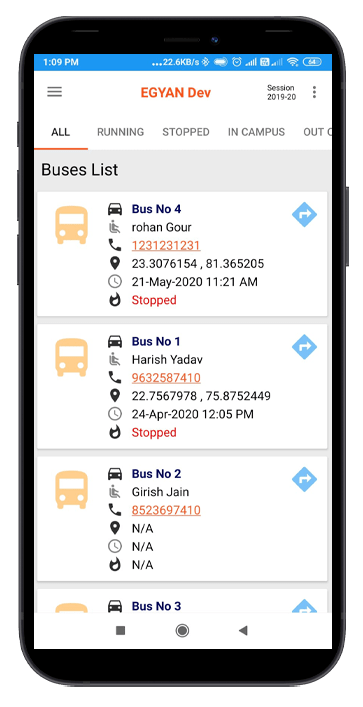 E-Gyan Driver Application